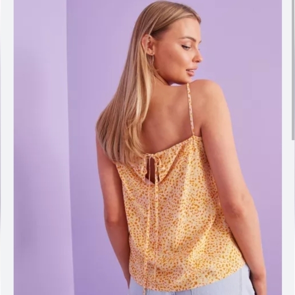 SELECTED femme SLFJALINA STRAP TOP size 14 40 @v - Picture 3 of 8